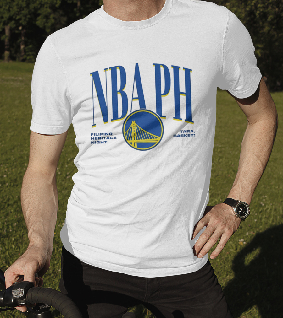 NBA Golden State Warriors Filipino Heritage Night Tara Basket T-Shirt