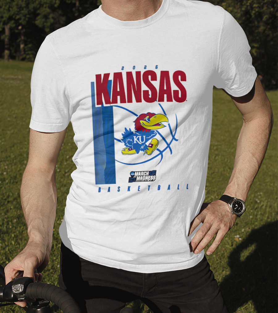 Kansas Jayhawks 2026 NCAA March Madness Basketball T-Shirt