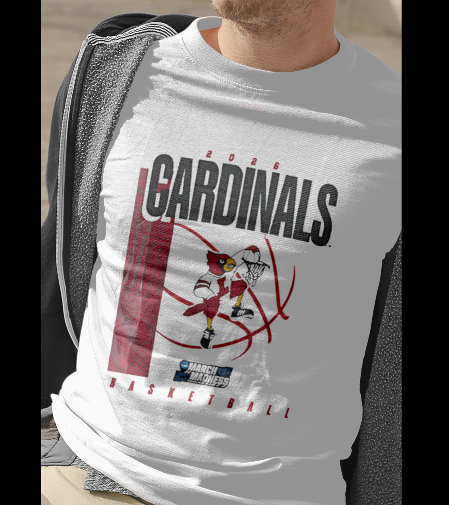 2026 Cardinals March Madness Basketball NCAA T-Shirt
