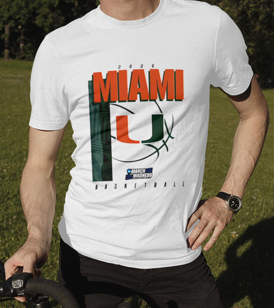 2026 Miami Hurricanes March Madness Basketball NCAA T-Shirt