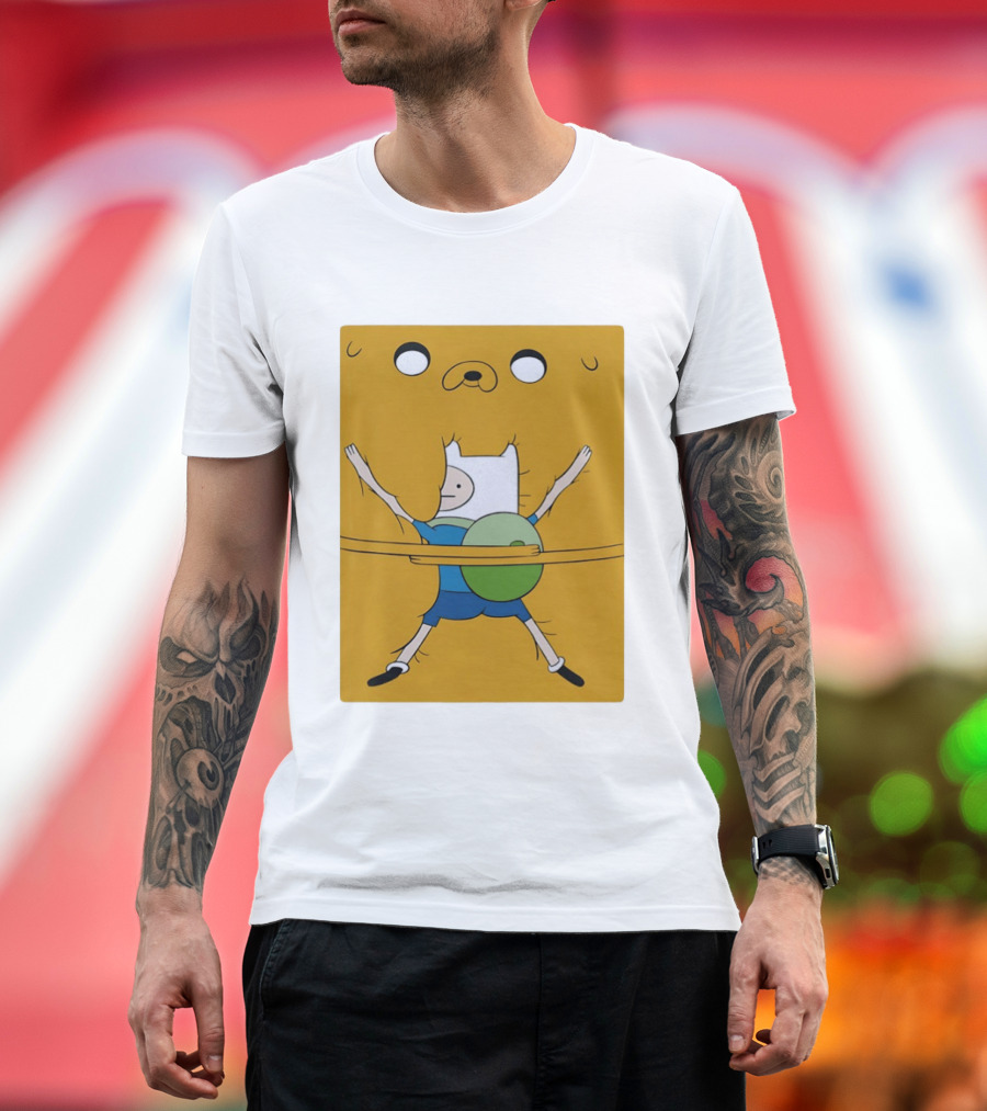 Adventure Time Finn And Jake Bro Hug T-Shirt