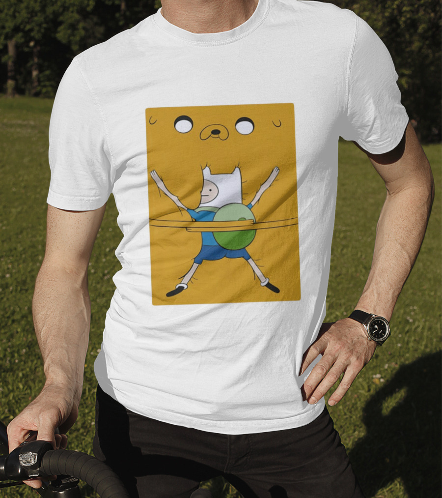 Adventure Time Finn And Jake Bro Hug T-Shirt