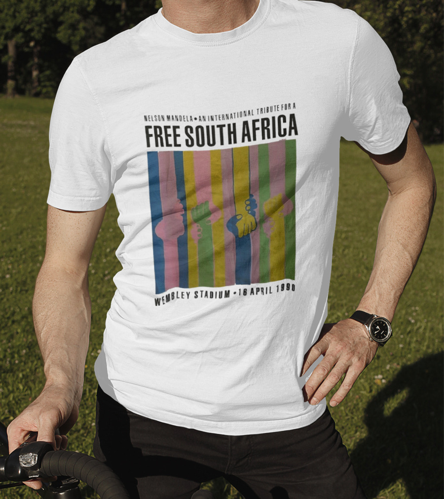 Nelson Mandela An International Tribute For A Free South Africa Wembley Stadium 10 April 1990 T-Shirt