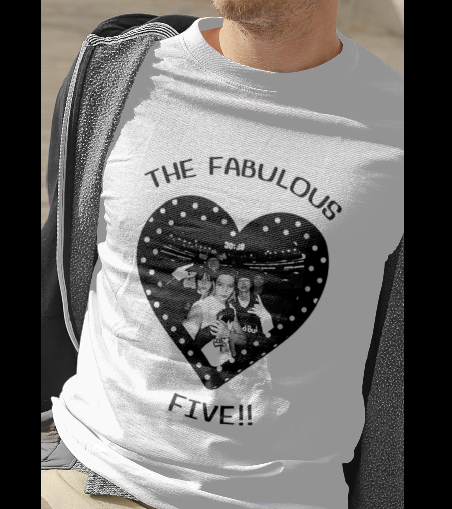 The Fabulous Five Heart Team T-Shirt