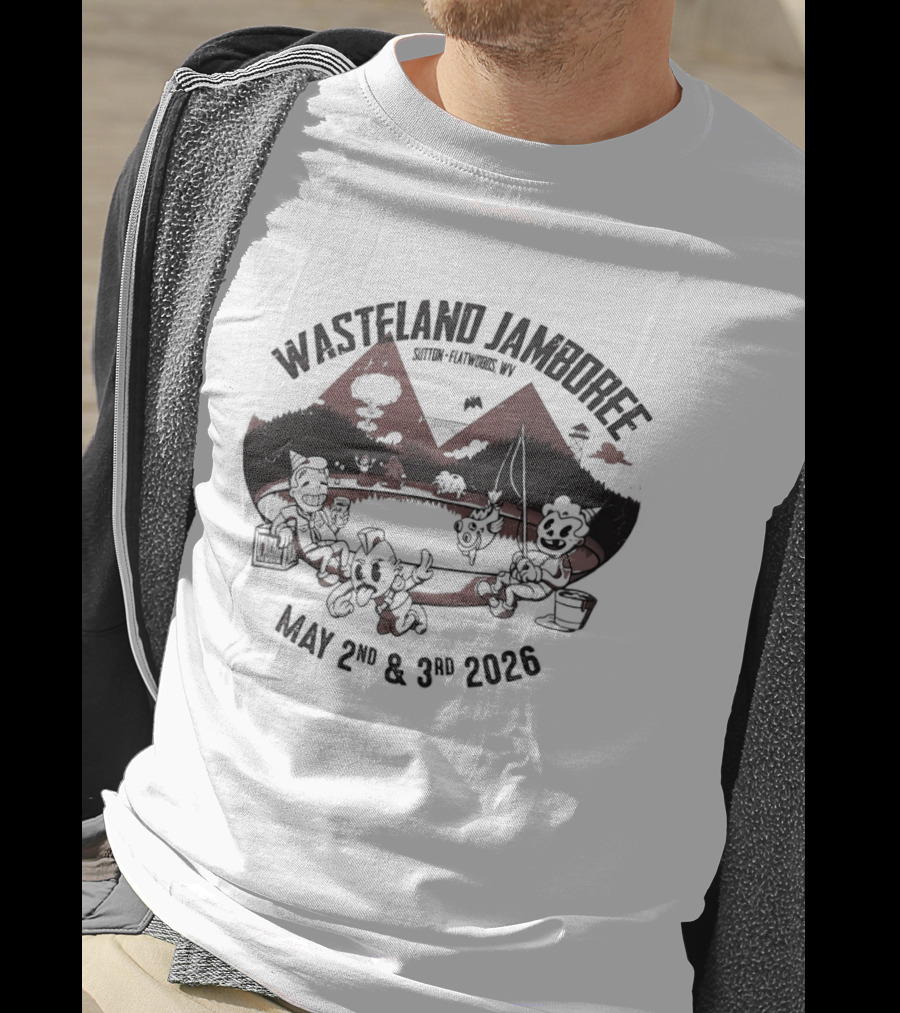 Wasteland Jamboree Sutton Flatwoods May 2nd & 3rd 2026 T-Shirt