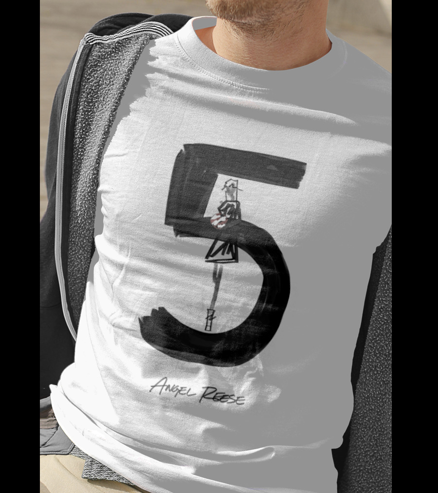Angel Reese 5 Chicago Sky Basketball T-Shirt