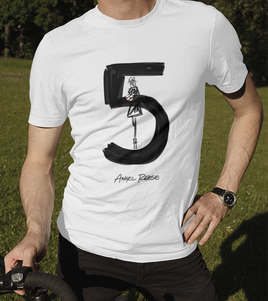 Angel Reese 5 Chicago Sky Basketball T-Shirt