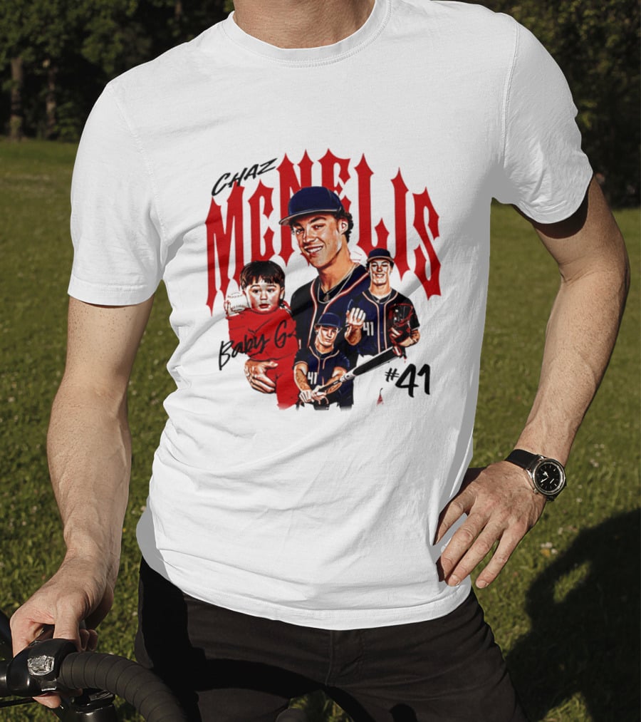 Chaz McNelis Baby G Arizona Baseball Player #41 Collage T-Shirt