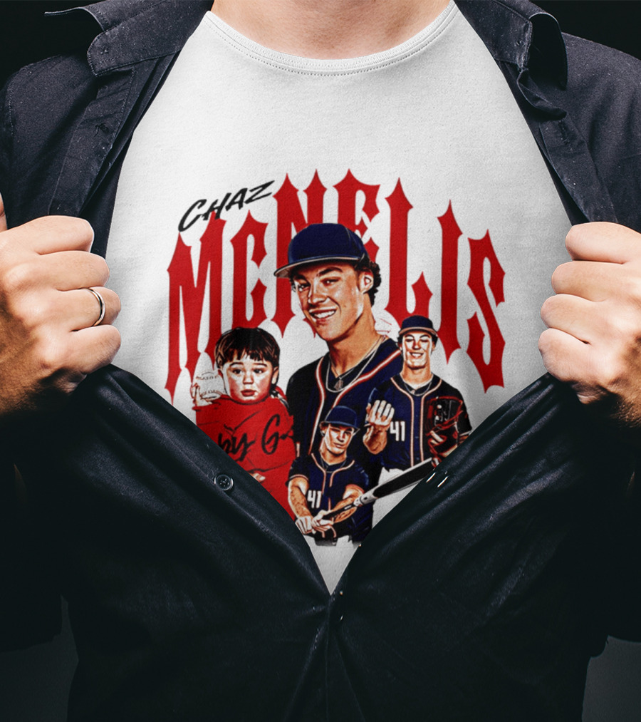 Chaz McNelis Baby G Arizona Baseball Player #41 Collage T-Shirt