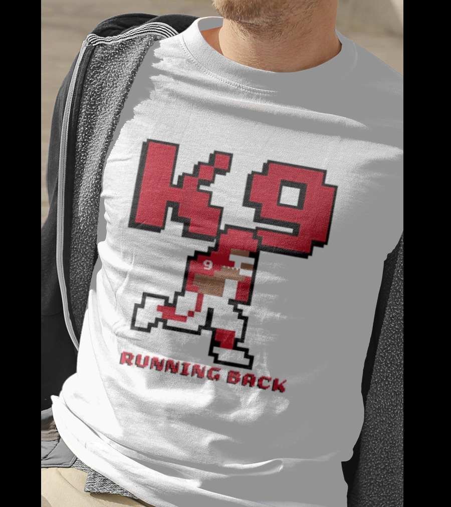 Kenneth Walker III K9 Running Back Pixel Art Kansas City Chiefs T-Shirt