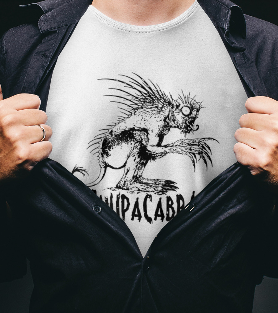 El Chupacabra Creature Beast From Aliens Movie Monster Figure T-Shirt