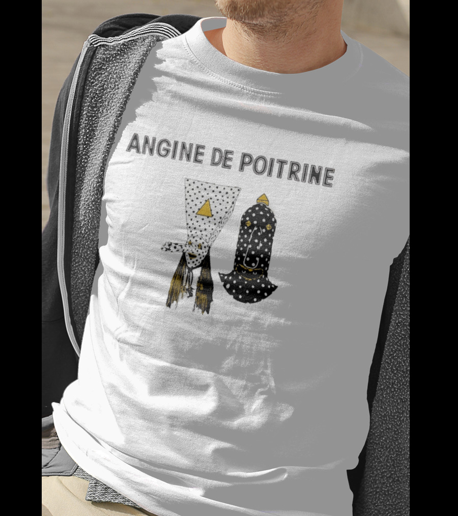 Angine De Poitrine Triangle And Polka Dot T-Shirt