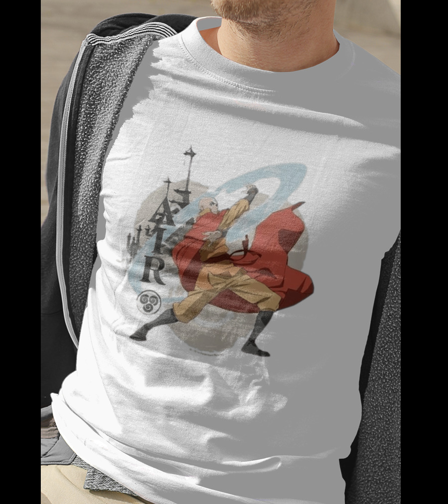 Complex Pop Avatar The Last Airbender First Look Aang Airbending T-Shirt