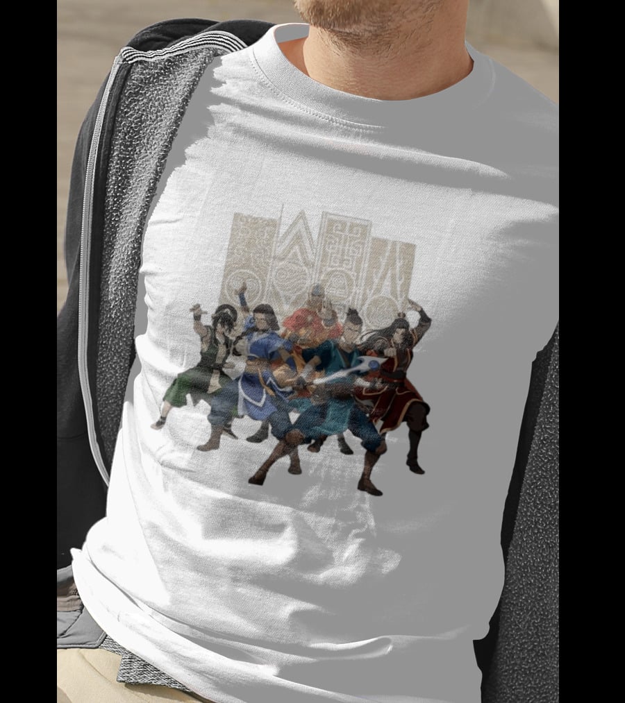 Complex Pop Avatar The Last Airbender Team Avatar Adults First Look T-Shirt