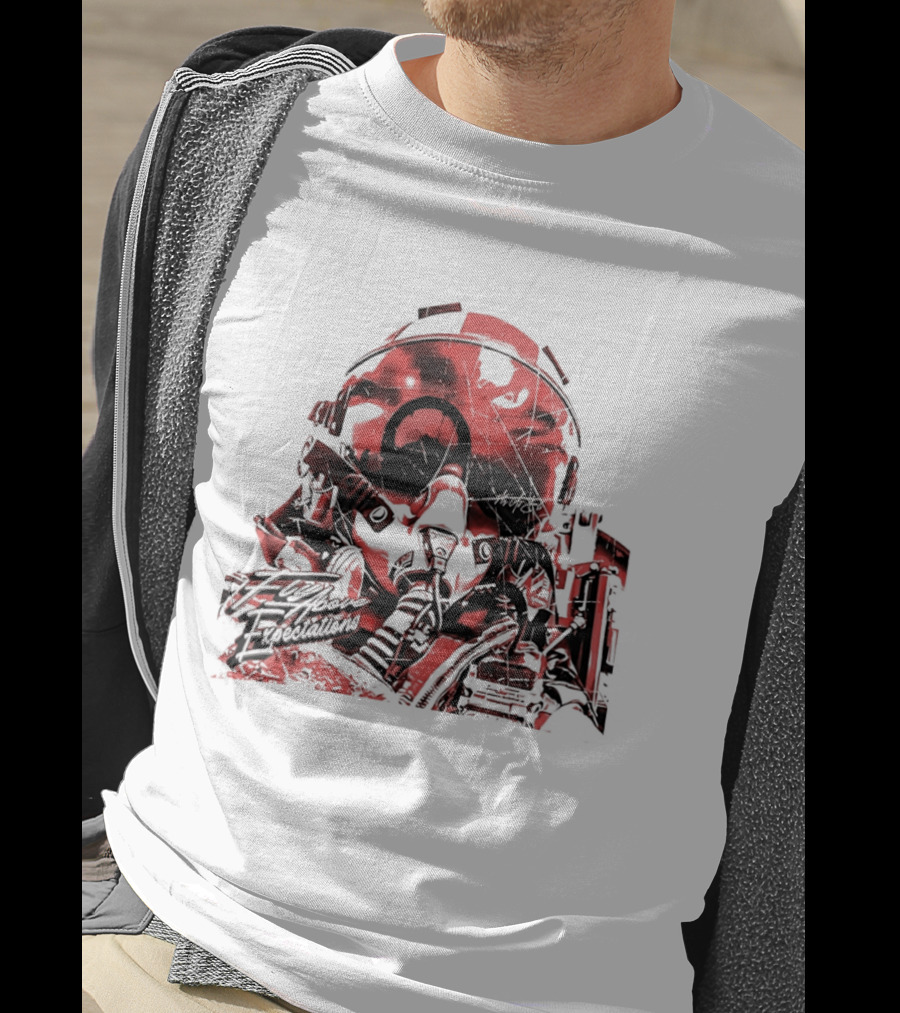 Fly As Eli Fly Above Expectations Fighter Pilot Helmet T-Shirt