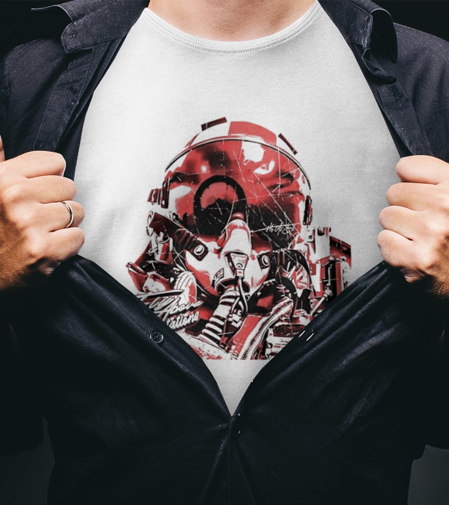 Fly As Eli Fly Above Expectations Fighter Pilot Helmet T-Shirt