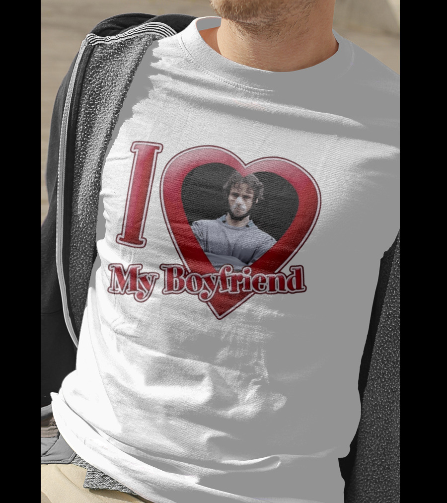 I Love My Boyfriend Will Graham Heart Image T-Shirt