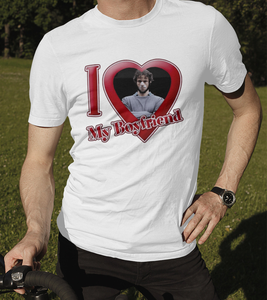 I Love My Boyfriend Will Graham Heart Image T-Shirt