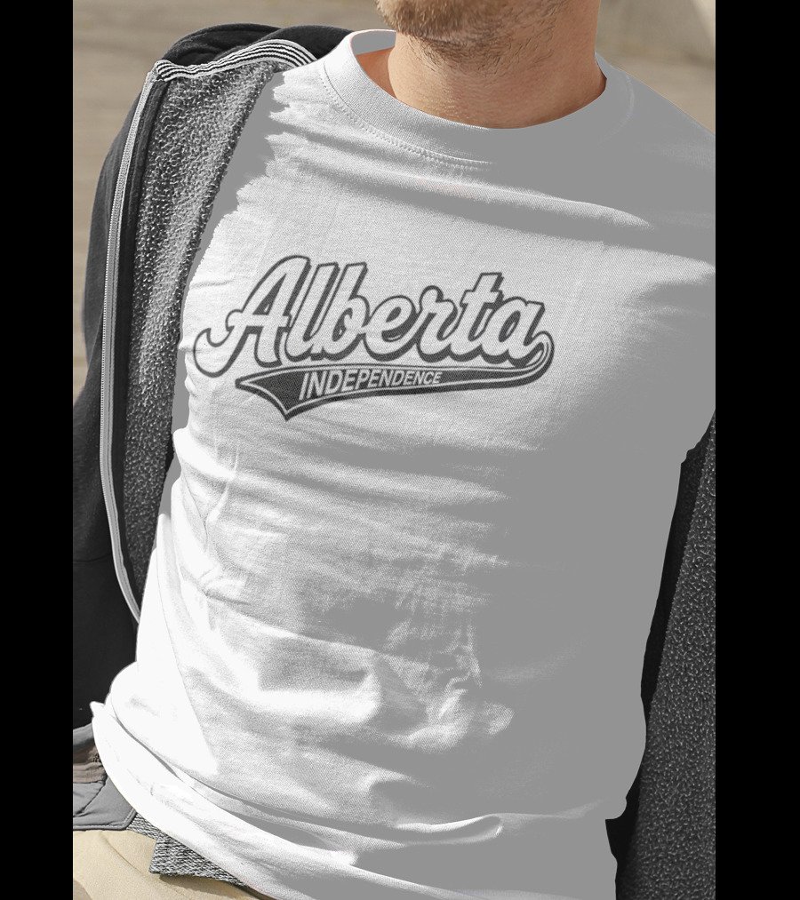 Alberta Independence Movement Bold Script T-Shirt