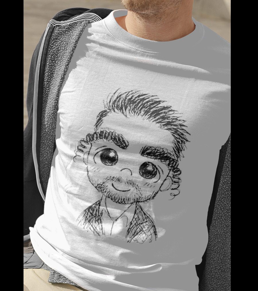 Ben Shapiro Cartoon Eyebrows Comic T-Shirt