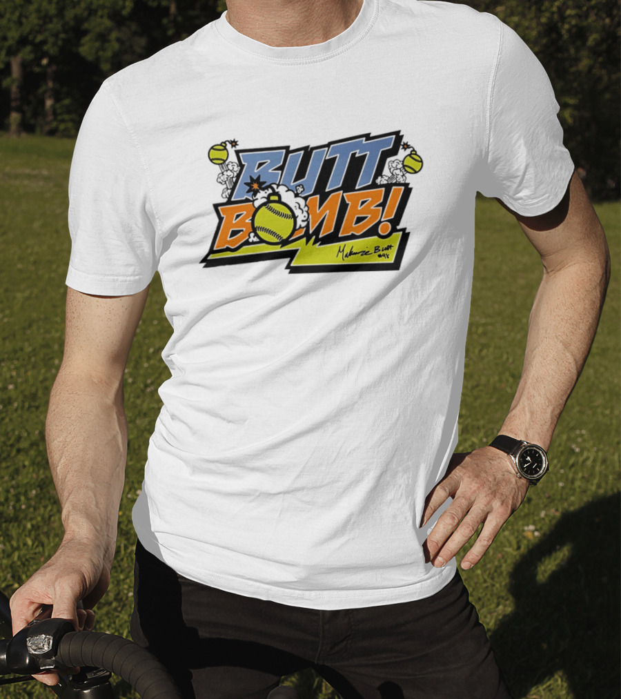 Butt Bomb Softball Explosion Melanie Butt Vols T-Shirt
