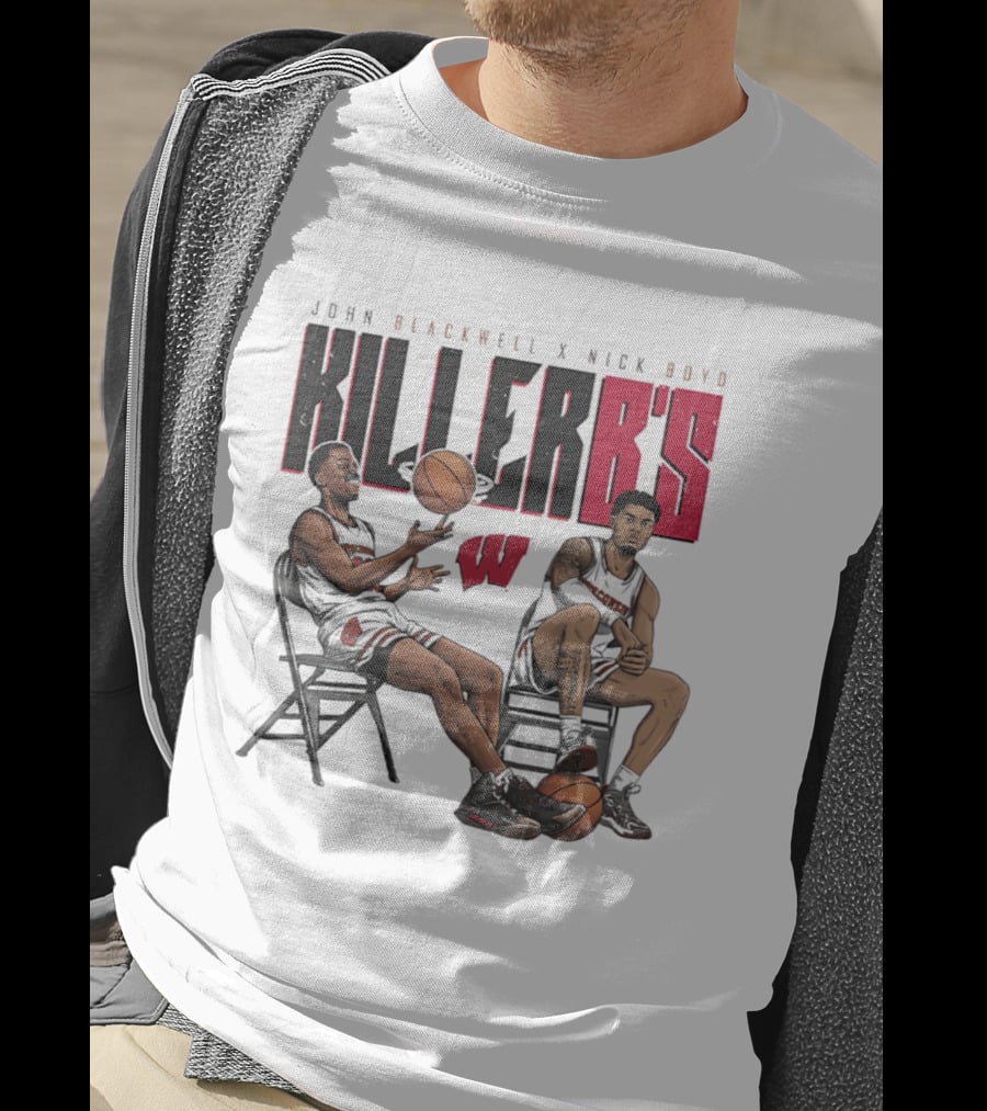 John Blackwell Nick Boyd Wisconsin Killer B's Basketball Duo T-Shirt