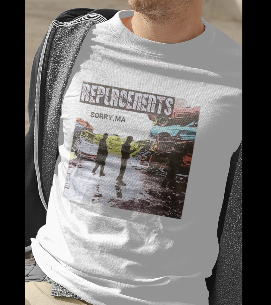 Replacements Sorry Ma Forgot To Take Out The Trash Album Cover Rustic Junkyard Scene T-Shirt