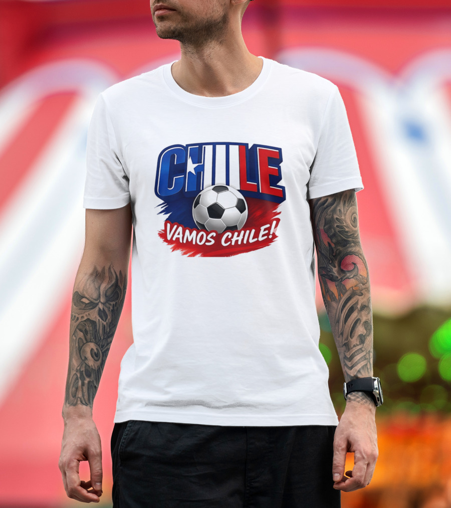 Chile Vamos Chile Soccer Enthusiast Spirit T-Shirt