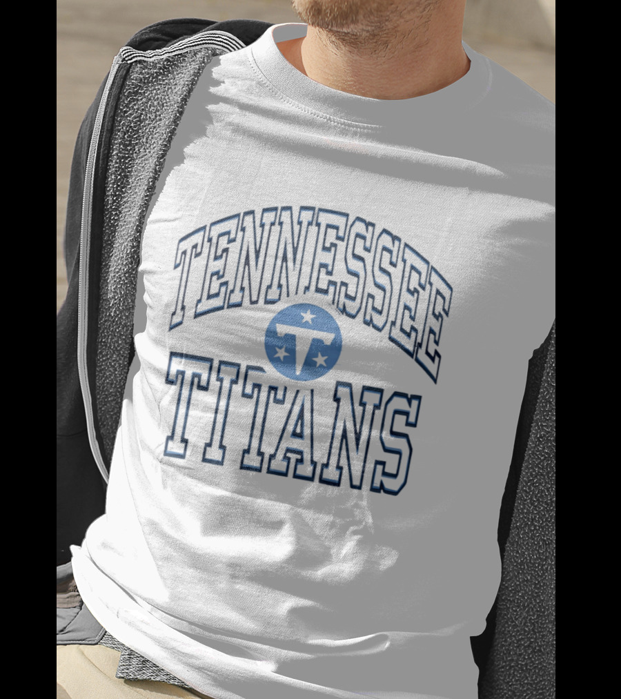 Tennessee Titans Arch 2026 Team Logo With Stars T-Shirt