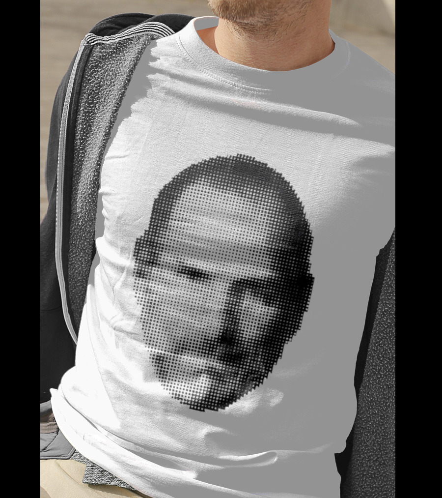 Thinking Differently Steve Jobs Portrait Dot Matrix T-Shirt