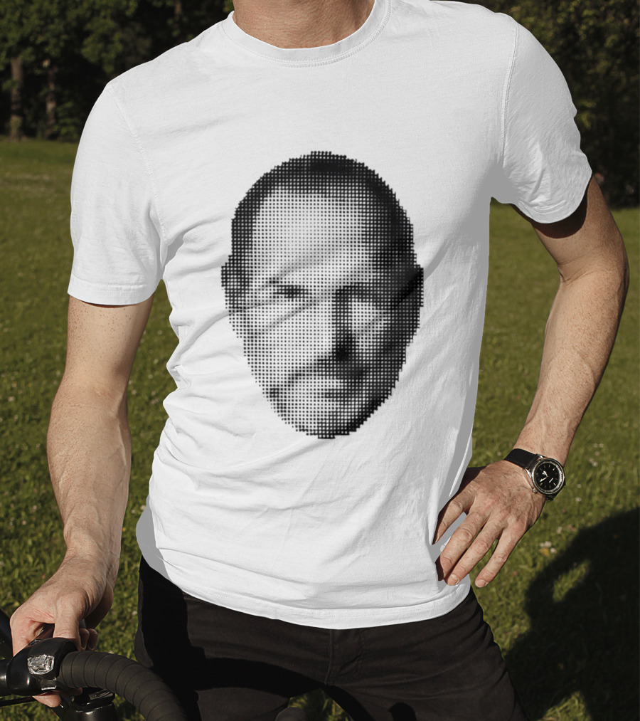 Thinking Differently Steve Jobs Portrait Dot Matrix T-Shirt