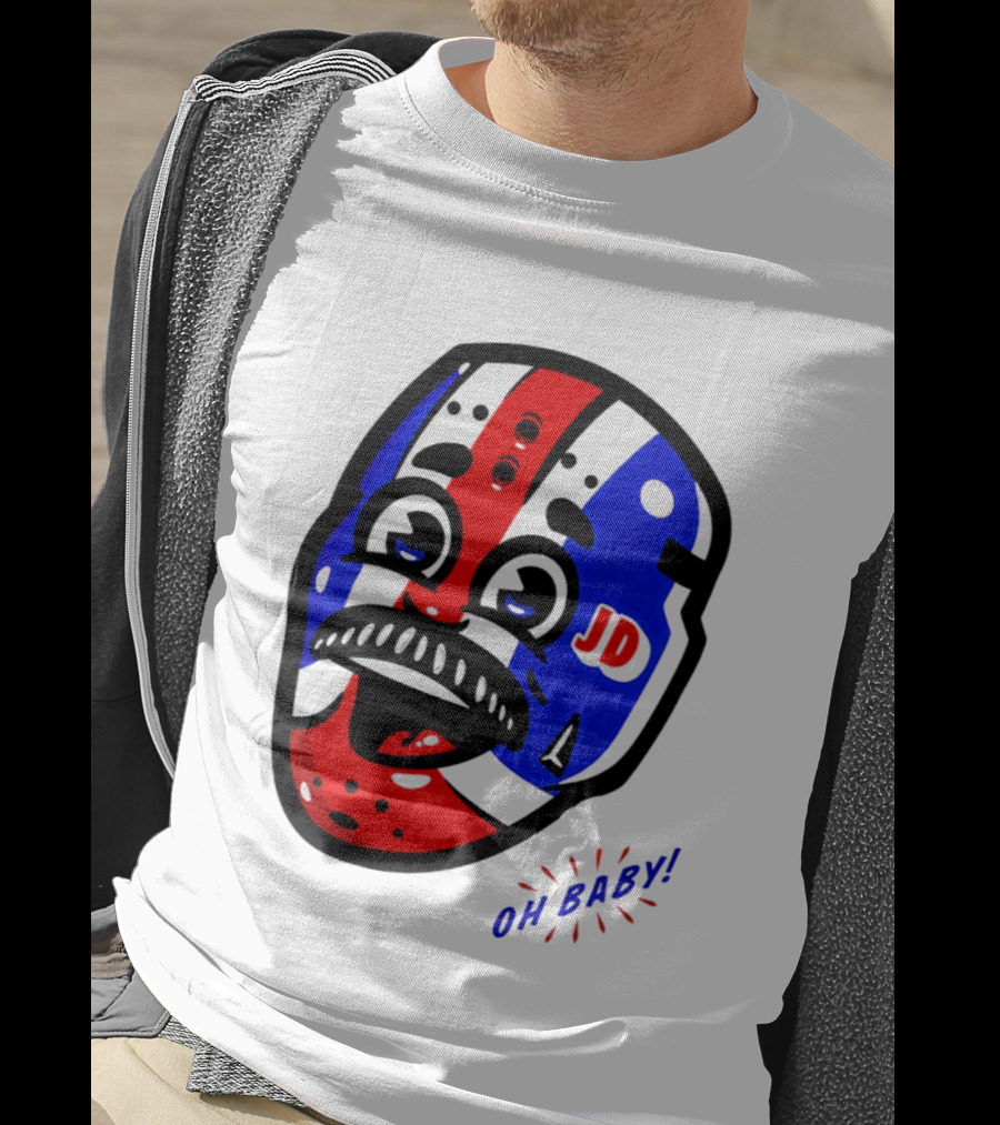 New York Rangers Goalie Mask JD Oh Baby Happy Friday T-Shirt