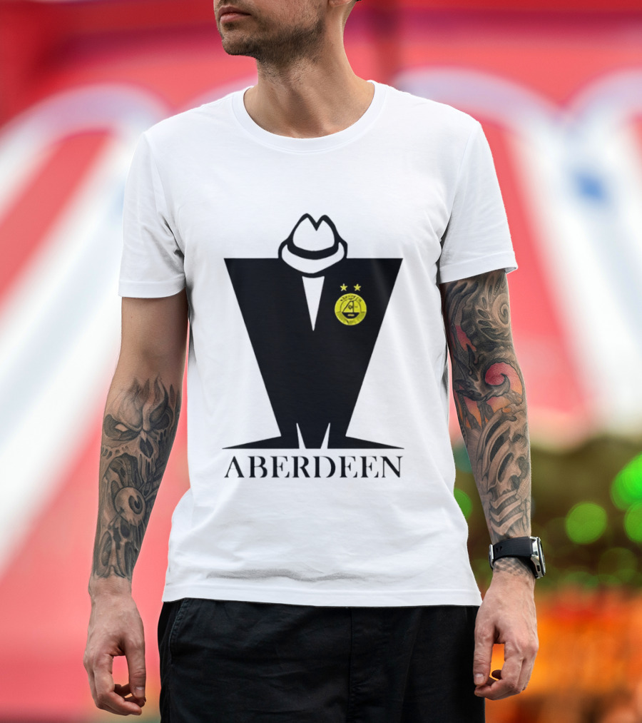 Nutty M Aberdeen FC Football Badge Fedora T-Shirt
