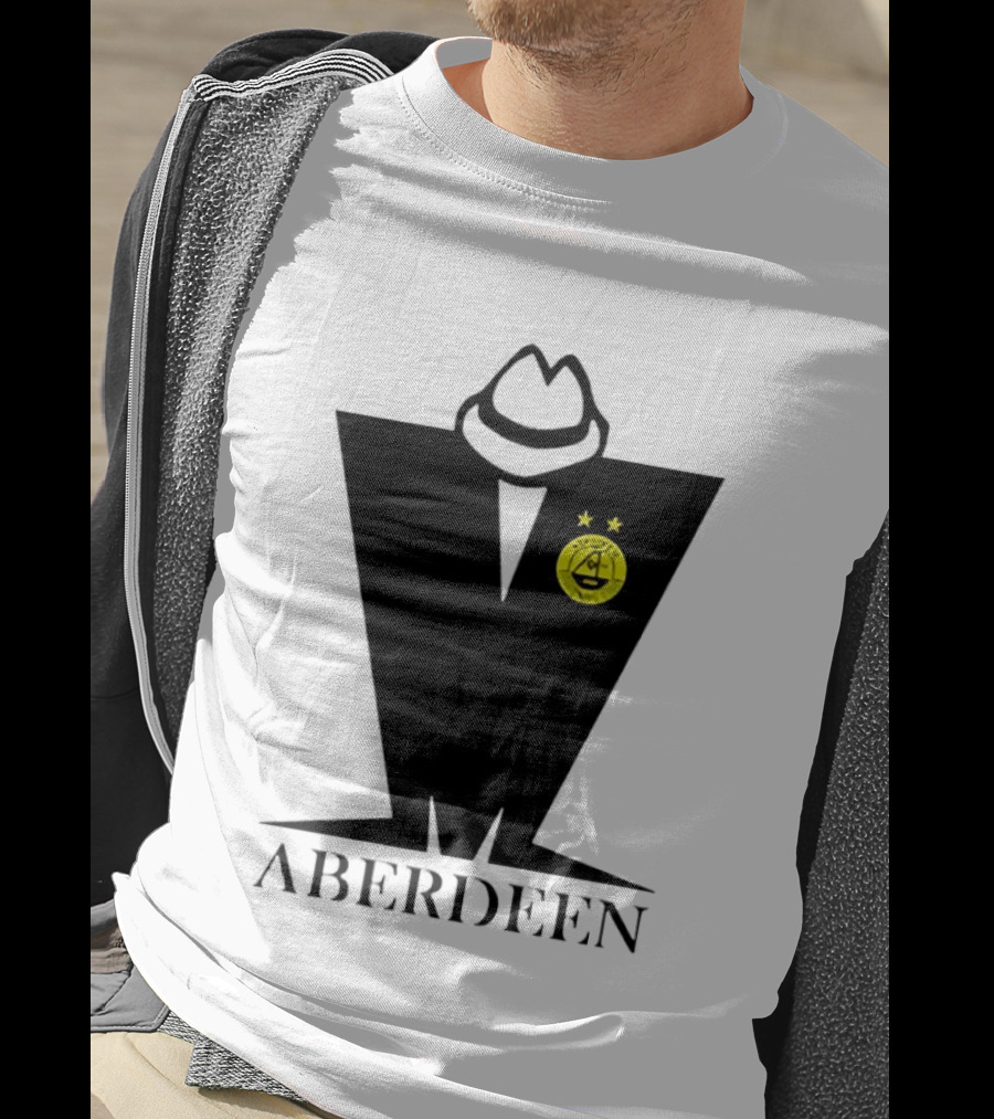 Nutty M Aberdeen FC Football Badge Fedora T-Shirt