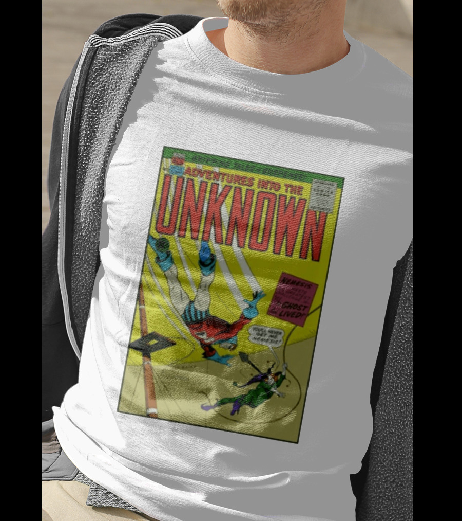 Adventures Into The Unknown Gripping Tales Of Suspense Nemesis Ghost That Lived 1960s Comic Vintage Cover T-Shirt