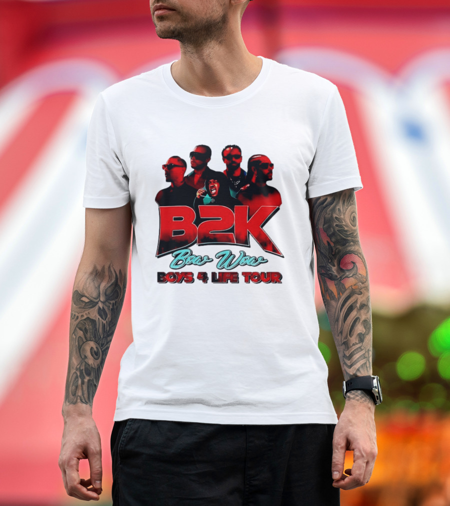 B2K Bow Wow Boys 4 Life Tour 2026 Concert T-Shirt