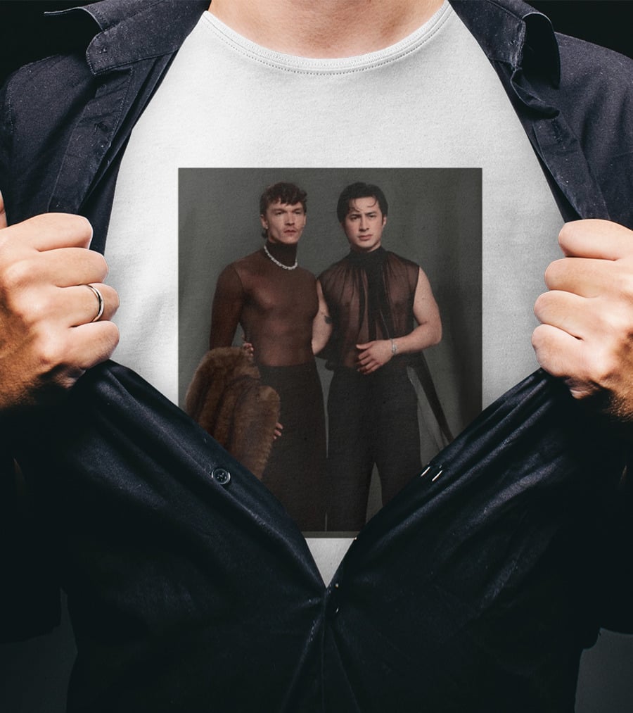 Ilya Rozanov Connor Storrie Oscars Heated Rivalry Fashion Moment T-Shirt