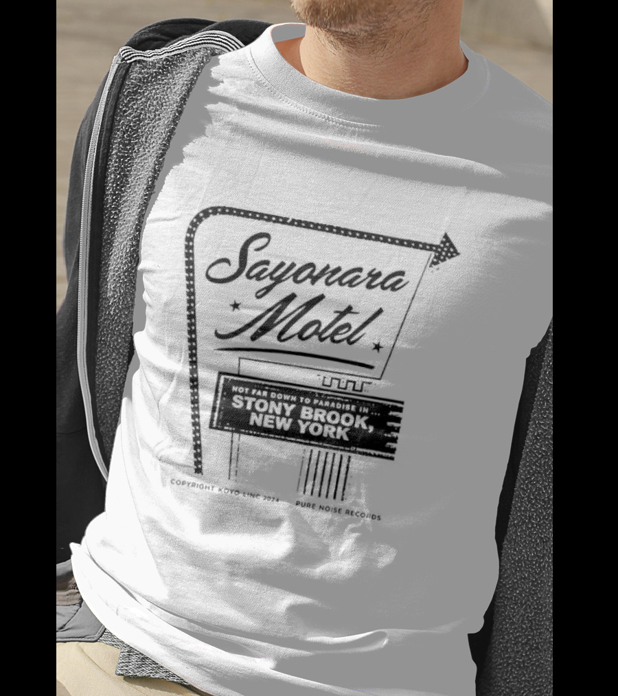 Koyo Sayonara Motel Stony Brook New York Vintage Sign T-Shirt