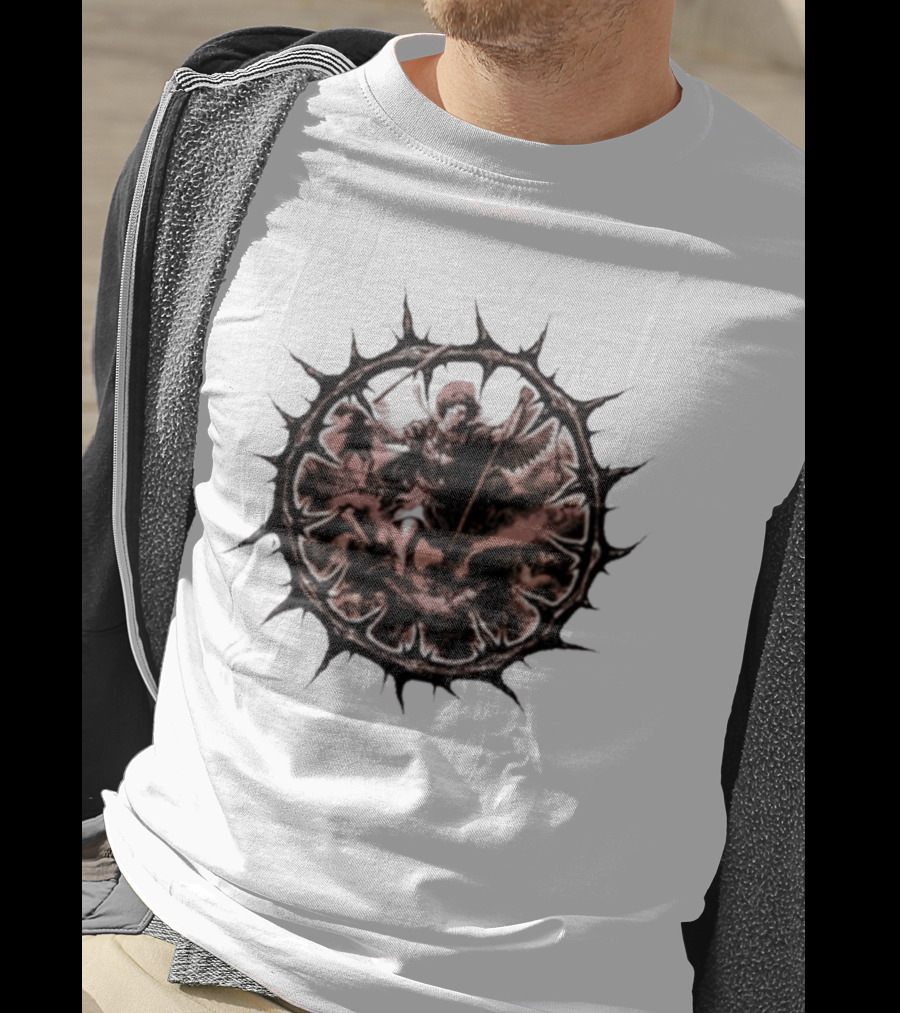 Guilt Trip Armour Of Angels 2026 AOA Embroidered Angelic Halo T-Shirt