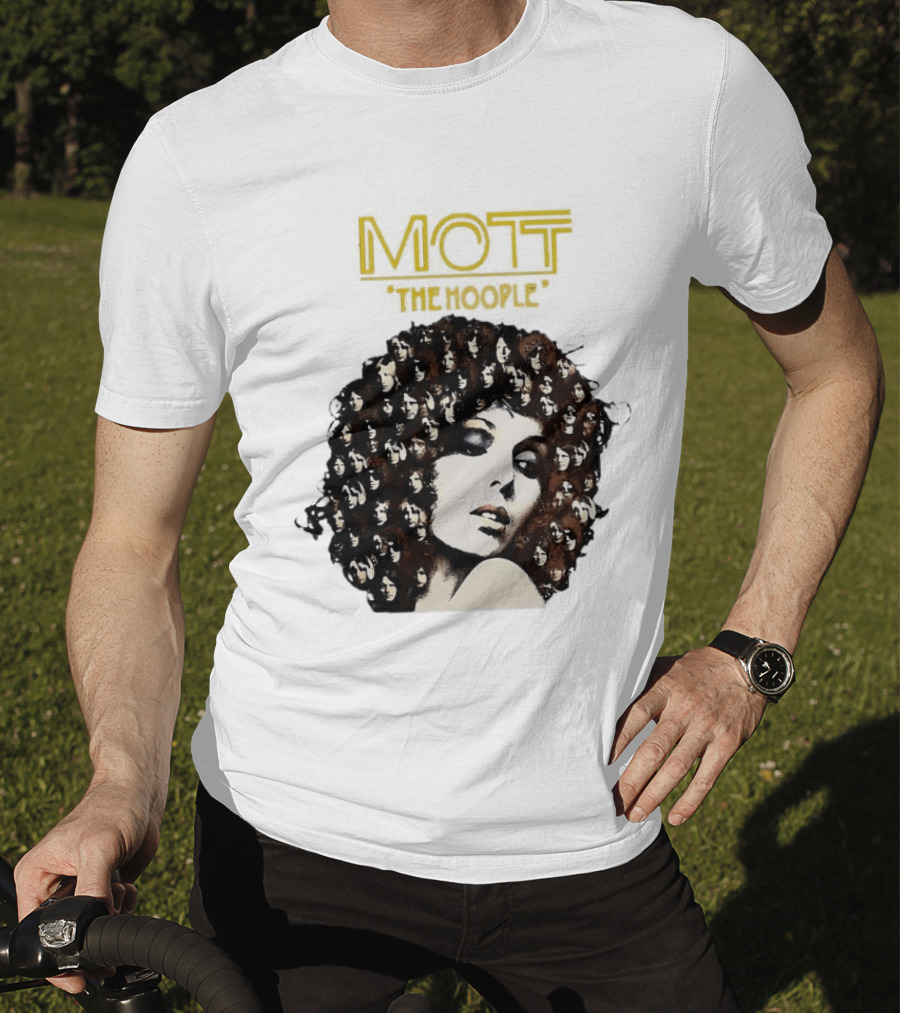 Mott The Hoople Iconic Hair Portrait With Faces T-Shirt