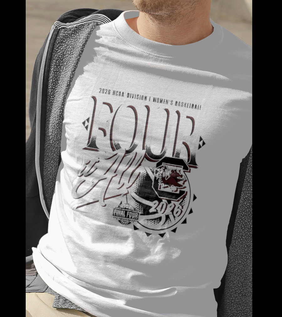 South Carolina Gamecocks 2026 NCAA Women's Basketball March Madness Final Four T-Shirt
