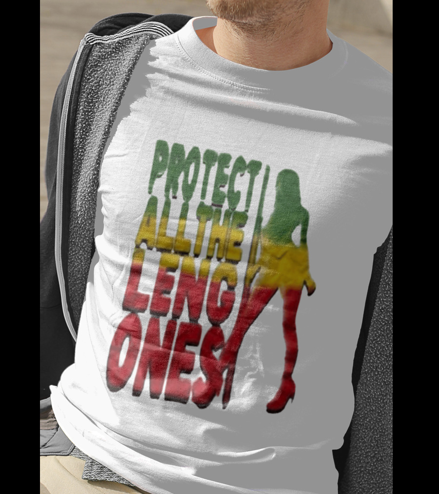 Protect All The Leng Ones Rasta T-Shirt