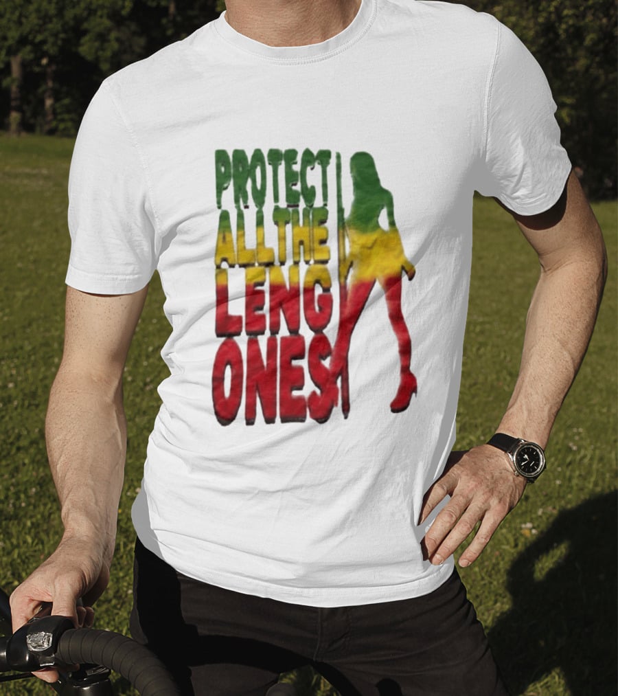 Protect All The Leng Ones Rasta T-Shirt