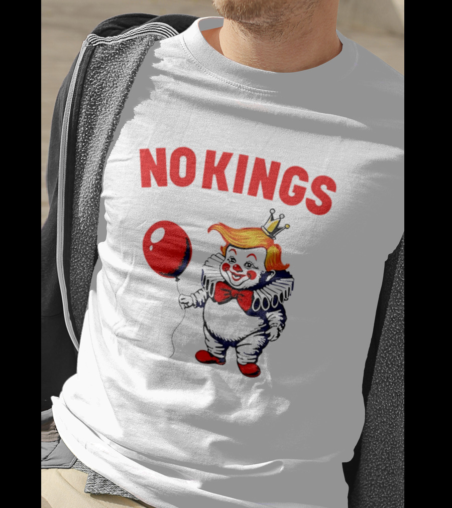 NOKINGS Trump Clown Red Balloon Crown T-Shirt