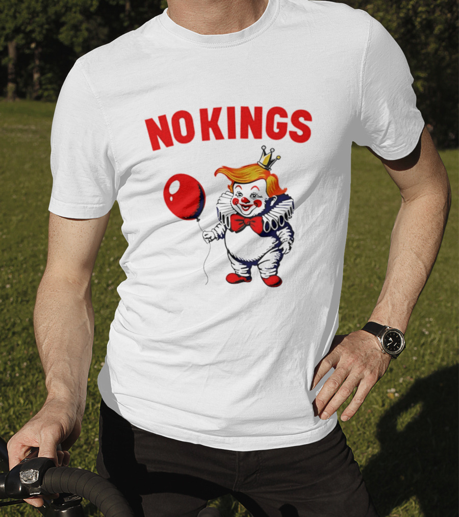 NOKINGS Trump Clown Red Balloon Crown T-Shirt