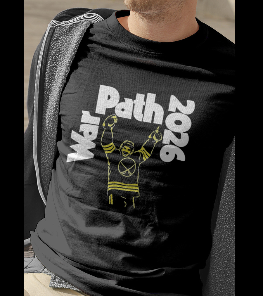 Buffalo Sabres War Path 2026 Hockey Player Celebration T-Shirt