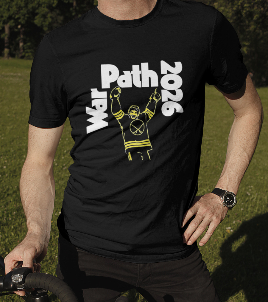 Buffalo Sabres War Path 2026 Hockey Player Celebration T-Shirt