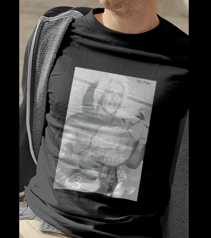 Ric Flair The Nature Boy Championship Belt Vintage Photo T-Shirt