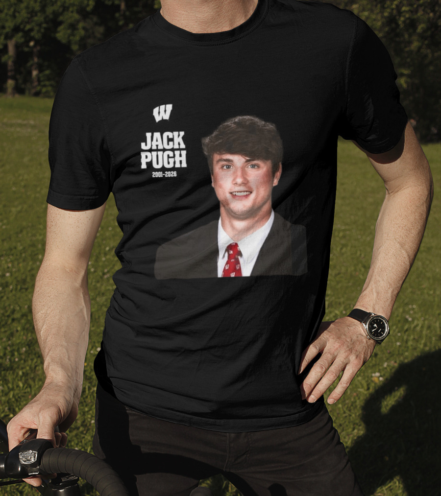 Wisconsin Badgers Football Jack Pugh 2001 2026 T-Shirt