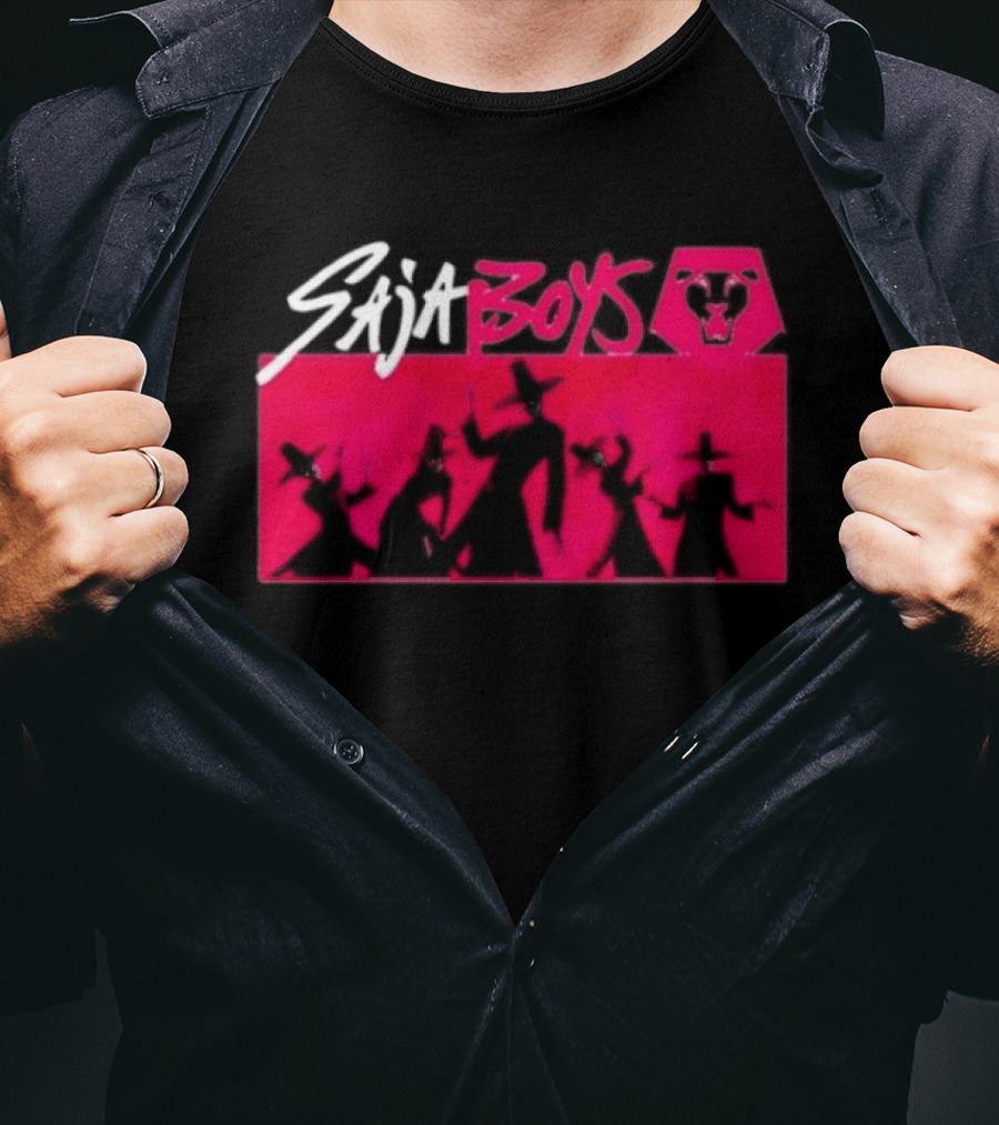 Saja Boys K Pop Demon Hunters Red T-Shirt